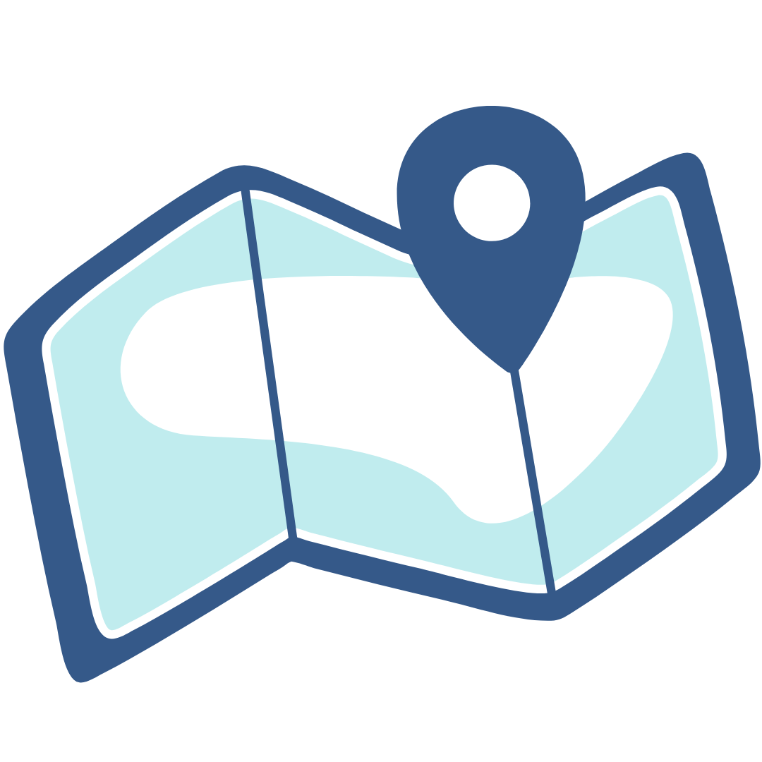 icon of a map