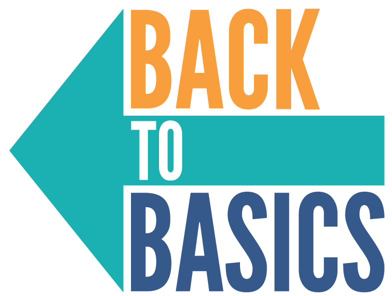 Logotipo de Back to Basics - Mes de la salud mental