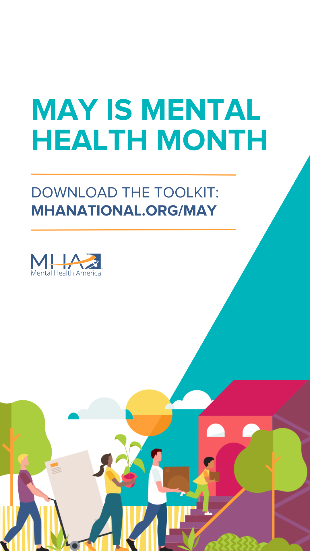 May is Mental Health Health Month | Download the toolkit: mhanational.org/may