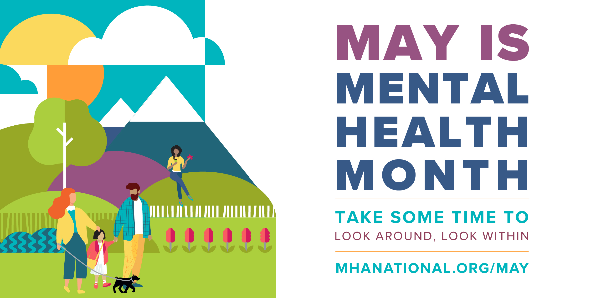 May is Mental Health Month | Take some time to Look Around, Look Within | mhanational.org/may