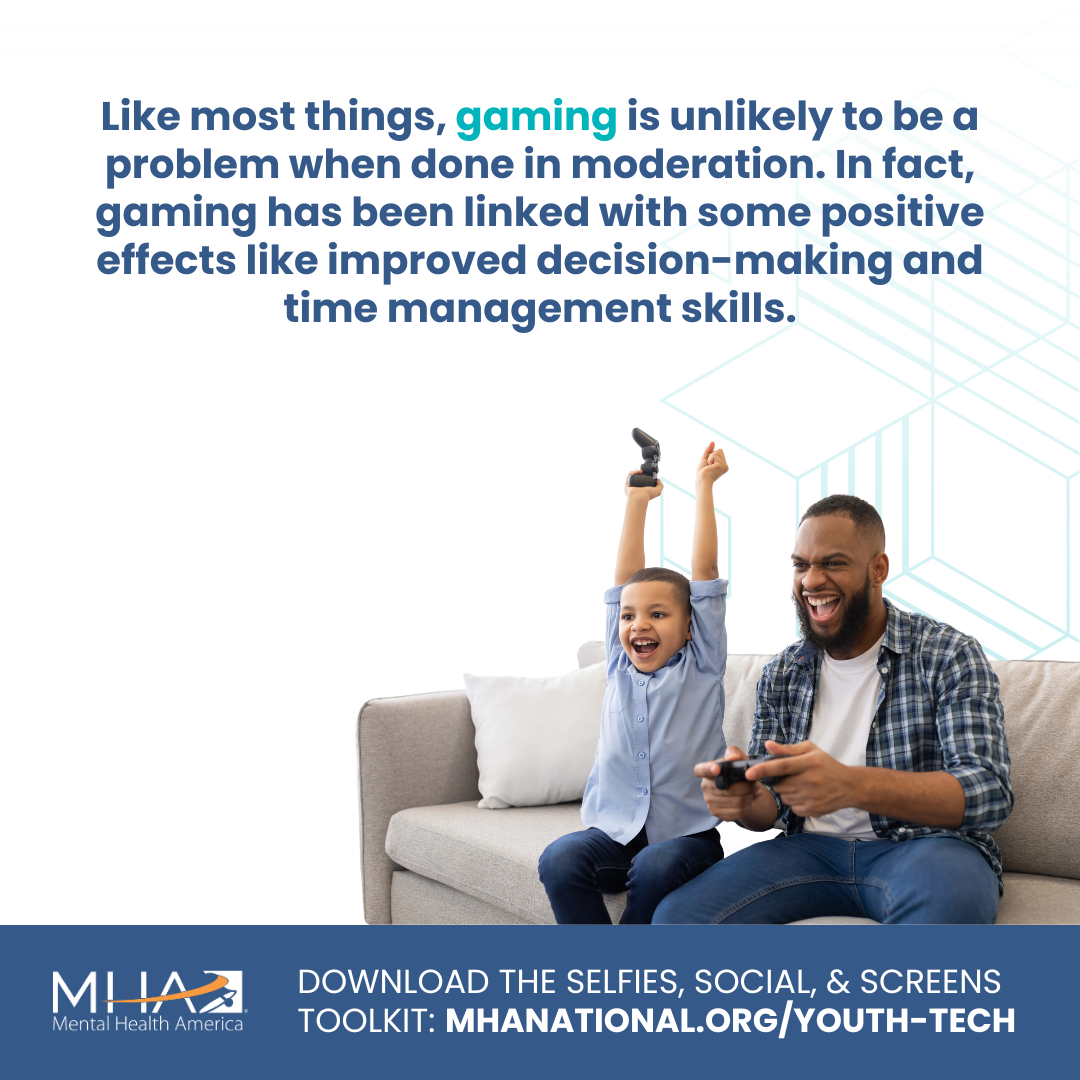 gaming has been linked with some positive effects like improved decision-making and time management skills.