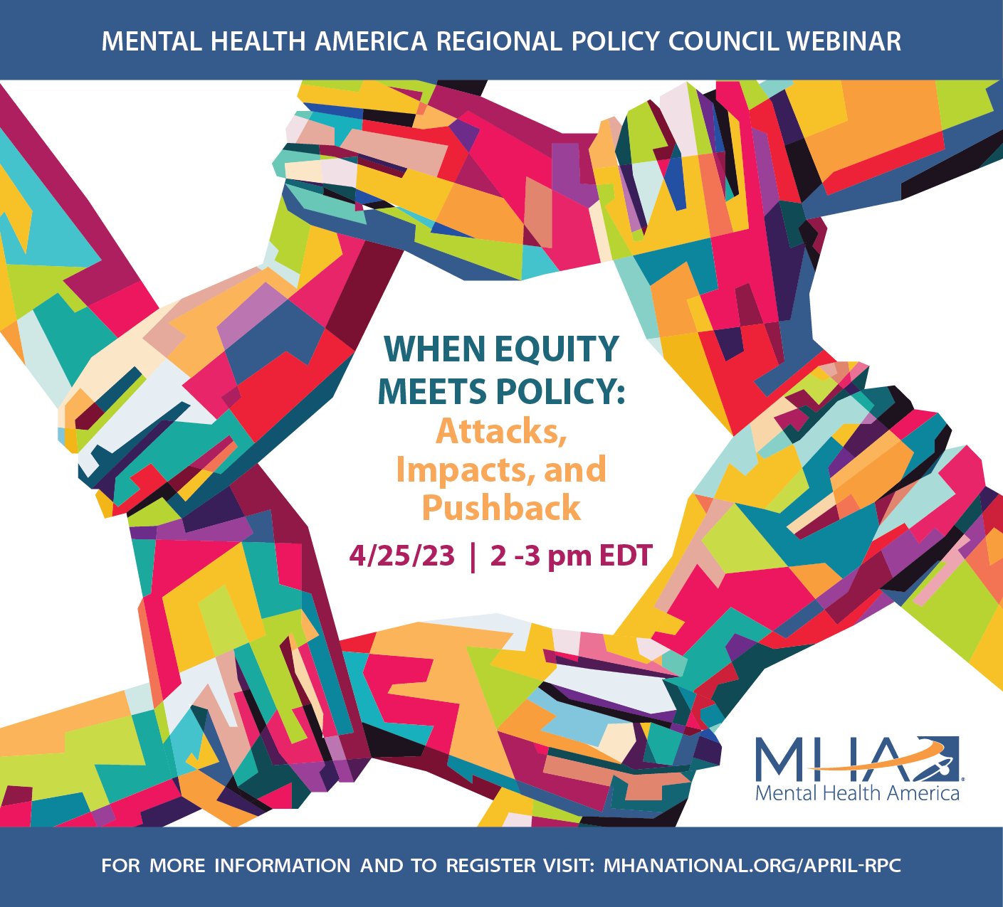 When Equity Meets Policy: Attacks, Impacts, and Pushback | 4/25/23 | 2-3 pm EDT