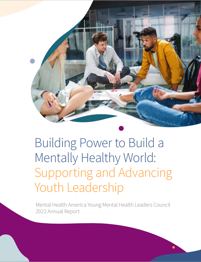Report cover for Building Power to Build a Mentally Healthy World report